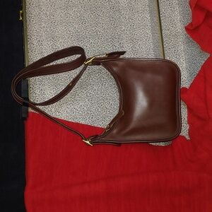 Brown leather Coach bag